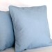 Blue Pillow Cover - 20x20 inch Solid Decorative Cushion Cover - Light Blue