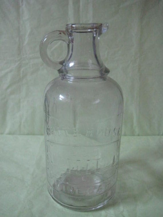 Vintage White House Vinegar Jar 6