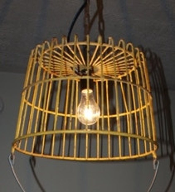 Vintage Egg Basket Hanging Chandelier Pendant Light