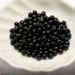 Black Glass Beads 4mm Czech Pressed Round Opaque Jet (100) last