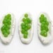 Milky Peridot Fire Polished Czech Glass Bead 6mm (35) Polish Faceted Bright Green Spring LAST