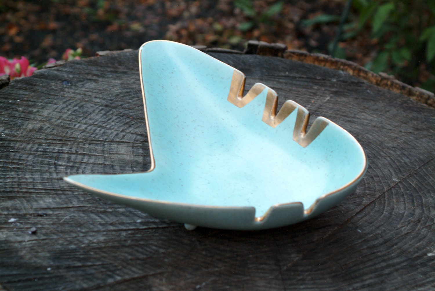 Mid Century Modern Ashtray California Pottery by Barbara