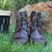 edwardian lace-up booties size 7.5
