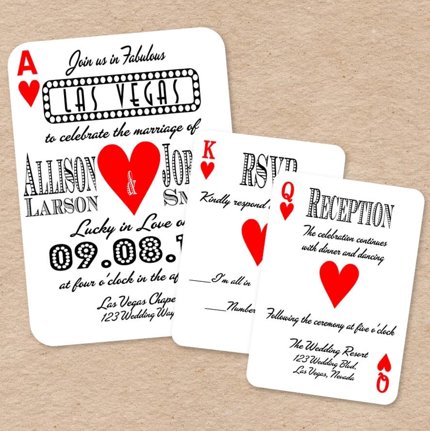 Playing Card Invitation 2