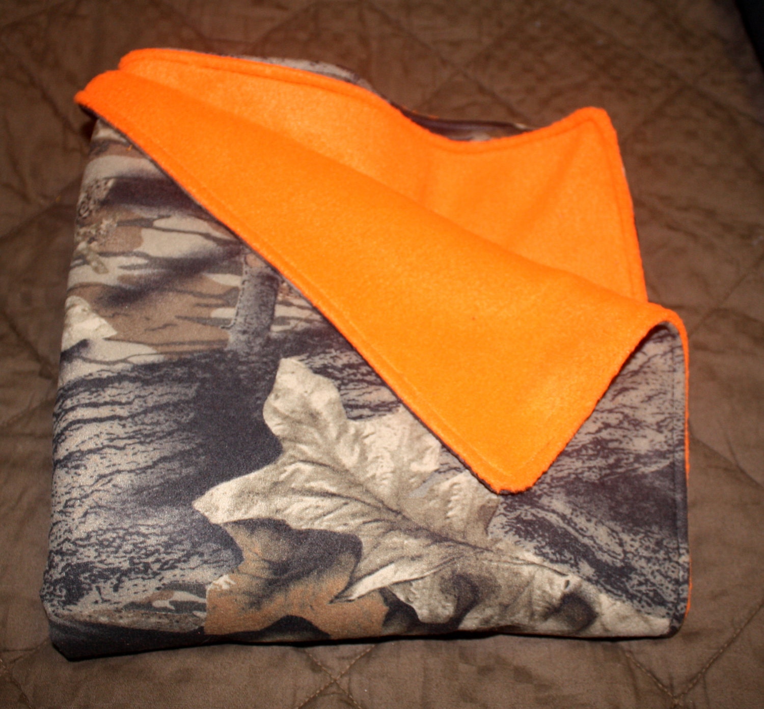 MOSSY OAK Camo fleece Baby Blanket 30X40 by LittleLizzysPad