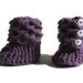 Crochet Crocodile Baby Girl Slipper Booties