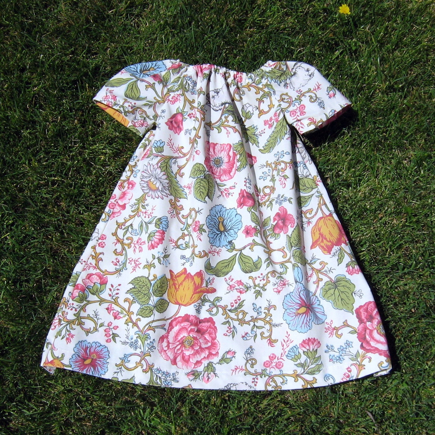 Toddler Peasant Dress Vintage Floral 2/3T by ashleyNEF on Etsy