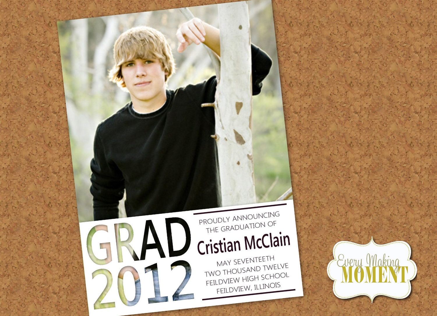 Graduation Announcement High School Graduation Announcement