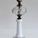 Vintage milk glass lamp