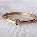 Tiny Circle Hammered Gold Filled Ring - Gold Ring - Stacking Rings