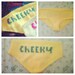 Lemon yellow knitted low-rise hipster style 'Cheeky' knickers - Size S