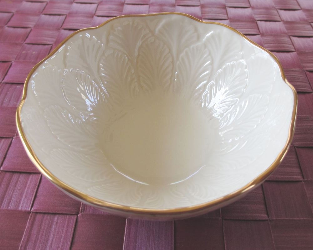 Vintage Lenox Bowl with 24 K Gold Trim Never Used