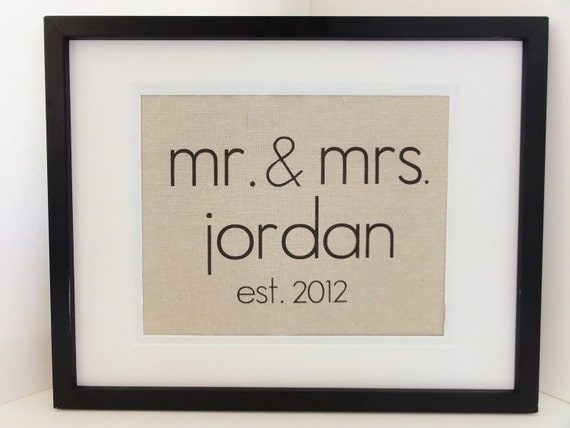 Anniversary Gift- Mr. and Mrs. Announcement, Perfect for Weddings ...