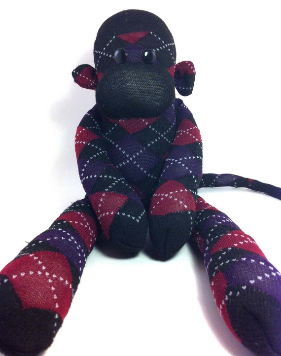 sock monkey plush