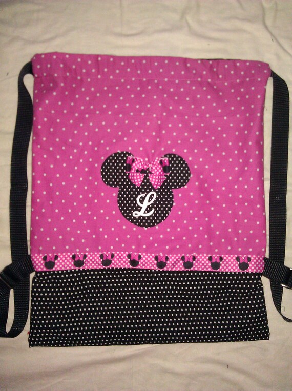 minnie mouse drawstring backpack