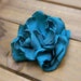 Peacock, Wedding Flower Hair Clip- Teal Flower Hair Clips-Bridal Accessories