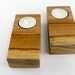 Candle Holders - Locally salvaged Maple tea light holders (Set of 2) Wedding Gift SALE SALE