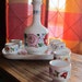 Vintage Decanter Set by renowned maker Kalocsa of Hungary