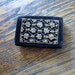 Black Velvet Ornate Coin Purse - Made in India 1970s