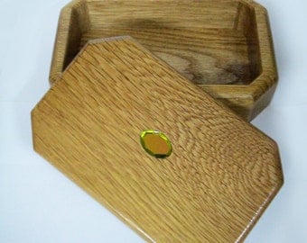 Wooden Rectangular Jewelry Box