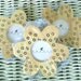 Three New Unfinished Wood Flower Shaped Mini Frames With Stands to Decorate