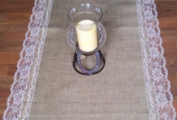 round Natural Color use  you  runner Table  on a and Lace Wedding SALE Burlap table table a can Runners Lace with