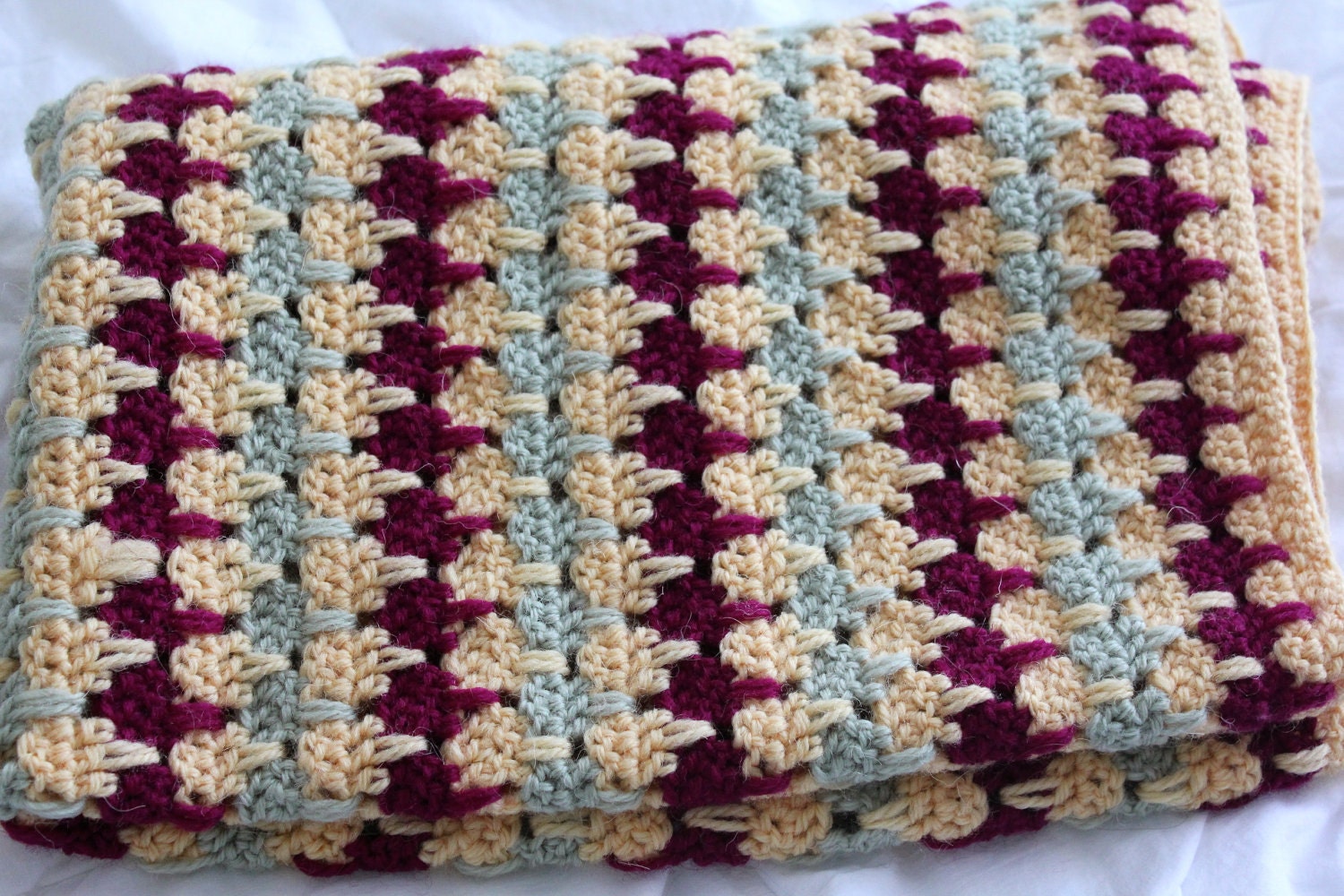 Larksfoot crochet baby blanket