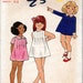 1970s Girls' A-line Dress Pattern- Butterick 6678- Size 5, Breast 24"