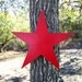 20% OFF Red WOOD STAR - Medium