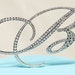 A-Z Letter Cake Toppers with Rhinestones or Ornament