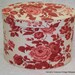 Hannah's Treasures Vintage Wallpaper Bandbox (Slipper Box) Antique Roses