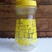 Retro Lemon Yellow Juice Glass Decanter / Pitcher Vintage 1970s