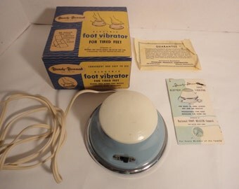 Handy Hannah Electric Foot Vibrator with Box No. 7950