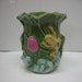 Vintage Majolica Frog Pottery Vase B164