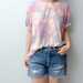 Vintage Pastel Watercolor Tshirt 90s