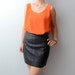 Vintage orange Silk tank Top