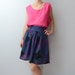 Vintage Night in the Forrest deep purple skirt