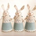 Set of 3. Rabbits handmade. Home Decor. Art. Decorative Toys For Room, Child's Room Decoration