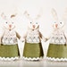 Set of 3. Rabbits handmade. Home Decor. Art. Decorative Toys For Room, Child's Room Decoration