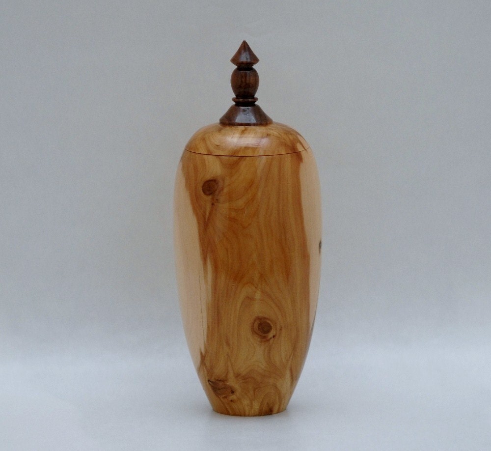 Art Vessel Hand made from Reclaimed Juniper Wood 8 X