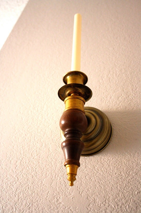 Copper Candle Sconce