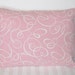 HALF PRICE SALE! Decorative pillow cover: Waverly pink with white swirls pattern. 12"x 16" Pillow Cover.
