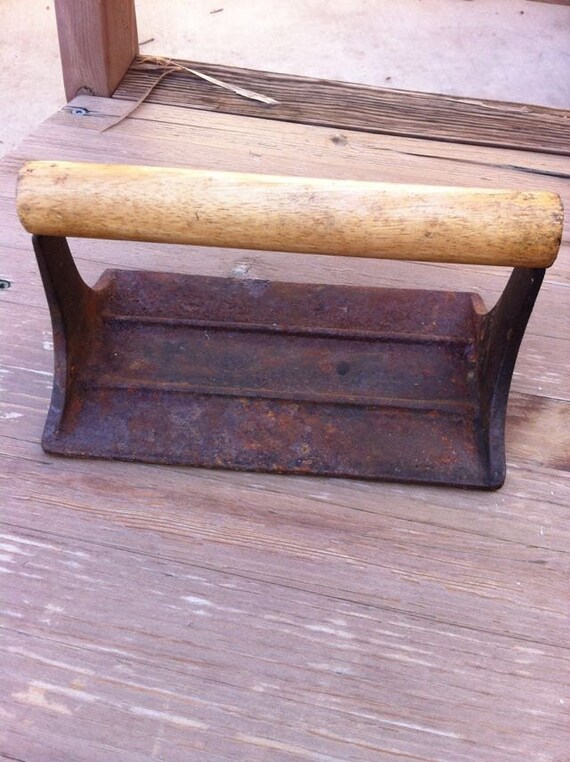 Antique Cast Iron Bacon Press