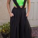 BLACK 80s JUMPER / Parachute Pants