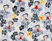 0381 - 1 Meter SDLP Cotton Fabric - Betty Boop