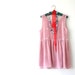90s pink crushed velvet dress