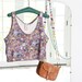 lisa frank tank, slouchy organic knit tank