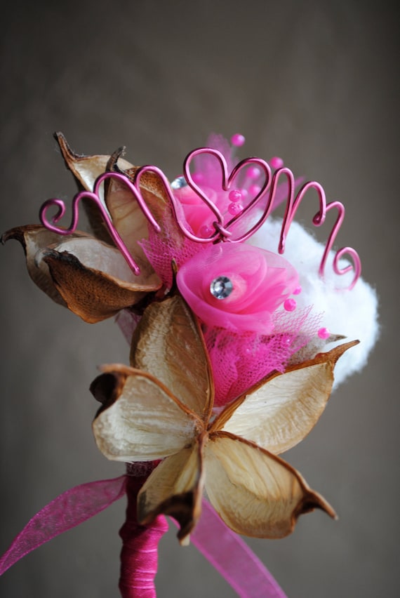 Mother's Day Pink Corsage Beautiful Cotton Boutonnière