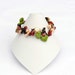 Autumn Beaded Bracelet, Leaf Jewelry, Nature Jewelry, Fall Fashion