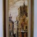 Mid century original oil on canvas framed and signed
